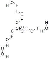 cerium (iii) chloride (hexahydrate) 结构式