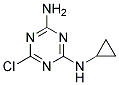 6-amino-4-chloro-2-cyclopropylamino-s-triazine 结构式
