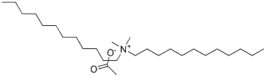 双十二烷基二甲基醋酸铵 结构式