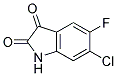 5-Fluoro-6-Chloroisatin 结构式