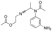 (N-Acetoxyethyl,N-Cyanoethyl)-m-Amino Acetanilide 结构式