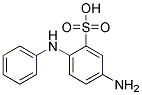 Para Amino Diphenylamine 2 sulphonic acid 结构式