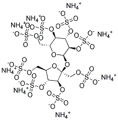 SUCROSE OCTASULFATE, AMMONIUM SALT 结构式