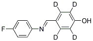 4-{[(P-FLUOROPHENYL)IMINO]METHYL}PHENOL-D4 结构式