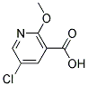 5-氯2-甲氧基烟酸 结构式