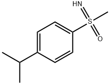 S-甲基-S-(4-异丙基苯基)亚磺酰亚胺 结构式