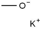 POTASSIUM METHYLATE (POWDER/SOLUTION) (KM) 结构式