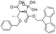 N-FMOC-O-BENZYL-L-PHOSPHOTHREONINE 结构式