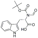 N-BOC-N-FORMYL-L-TRYPTOPHAN 结构式