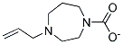 N-ALLYL-1-HOMOPIPERAZINECARBOXYLATE 结构式