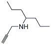 N-(4-庚基)炔丙基胺 结构式