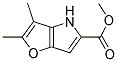 METHYL 2,3-DIMETHYL-4H-FURO-[3,2-B]PYRROLE-5-CARBOXYLATE 结构式