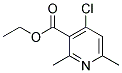 4-氯-2,6-二甲基-3-甲酸乙酯 结构式