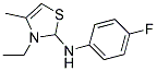 ETHYL 2-(4-FLUORO-PHENYLAMINO)-4-METHYL-THIAZOLE- 结构式