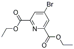 4-溴吡啶-2,6-二羧酸乙酯 结构式