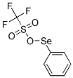 Benzeneselenyl trifluoromethanesulfonate 结构式