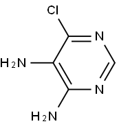 6-CHLOROPYRIMIDINE-4,5-DIAMINE 结构式