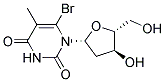 6-Bromothymidine 结构式