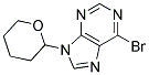 6-BROMO-9-TETRAHYDROPYRANYLPURINE 结构式