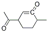 6-ACETYL-3-METHYLCYCLOHEXEN-2-ONE 结构式