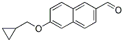 6-(CYCLOPROPYLMETHOXY)-2-NAPHTHALDEHYDE 结构式