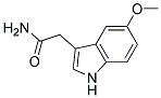 5-METHOXY-3-INDOLEACETAMIDE 结构式