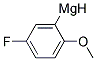 5-FLUORO-2-METHOXYPHENYLMAGNESIUM 结构式