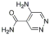 5-AMINOPYRIDAZINE-4-CARBOXAMIDE 结构式