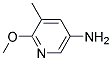 3-甲基-5-氨基-2-甲氧基吡啶 结构式