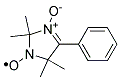 4-PHENYL-2,2,5,5-TETRAMETHYL-3-IMIDAZOLINE-3-OXIDE-1-OXYL 结构式