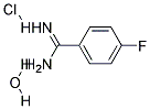 4-Fluorobenzamidine, HCl, monohydrate 结构式