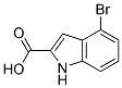 4-BROMOINDOLE-2-CARBOXYLIC ACID 结构式