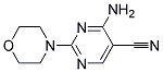 4-AMINO-2-MORPHOLINO-5-PYRIMIDINECARBONITRILE 结构式