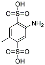 4-AMINO TOLUENE-2,5-DI SULPHONIC ACID 结构式