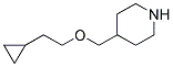 4-[(2-CYCLOPROPYLETHOXY)METHYL]PIPERIDINE 结构式