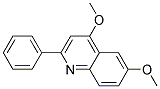 4,6-DIMETHOXY-2-PHENYL-QUINOLINE 结构式