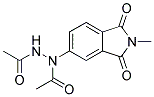 4-(Acetylamino)acetylamino-N-methyl- phthalimide 结构式