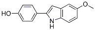 4-(5-METHOXY-1H-INDOL-2-YL)PHENOL 结构式