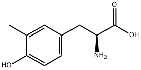 (S)-2-AMINO-3-(4-HYDROXY-3-METHYLPHENYL)PROPANOIC ACID 结构式