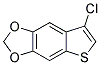 3-CHLORO-5,6-METHYLENEDIOXYBENZOTHIOPHENE- 结构式