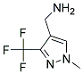 (1-甲基-3-三氟甲基-1H-吡唑-4-基)甲胺 结构式