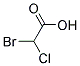 BROMOCHLOROACETIC ACID SOLUTION 100UG/ML IN T-BUTYLMETHYL ETHER 5ML 结构式