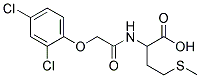 N-[(2.4-DICHLOROPHENOXY)ACETYL]-DL-METHIONINE SOLUTION 100UG/ML IN ACETONITRILE 1ML 结构式