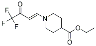 ETHYL 1-(4,4,4-TRIFLUORO-3-OXOBUT-1-ENYL)PIPERIDINE-4-CARBOXYLATE, TECH 结构式