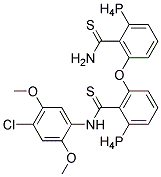 N-(4-CHLORO-2,5-DIMETHOXYPHENYL)(OXO)DIPHENYLPHOSPHORANECARBOTHIOAMIDE, TECH 结构式