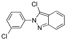3-CHLORO-2-(3-CHLOROPHENYL)-2H-INDAZOLE, TECH 结构式