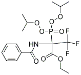 ETHYL 2-(BENZOYLAMINO)-2-(DIISOPROPOXYPHOSPHORYL)-3,3,3-TRIFLUOROPROPANOATE, TECH 结构式