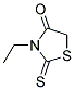 3-ETHYL-2-THIOXO-1,3-THIAZOLAN-4-ONE, TECH 结构式