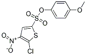 4-METHOXYPHENYL 5-CHLORO-4-NITROTHIOPHENE-2-SULFONATE, TECH 结构式