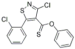 PHENYL 3-CHLORO-5-(2-CHLOROPHENYL)ISOTHIAZOLE-4-CARBOTHIOATE, TECH 结构式